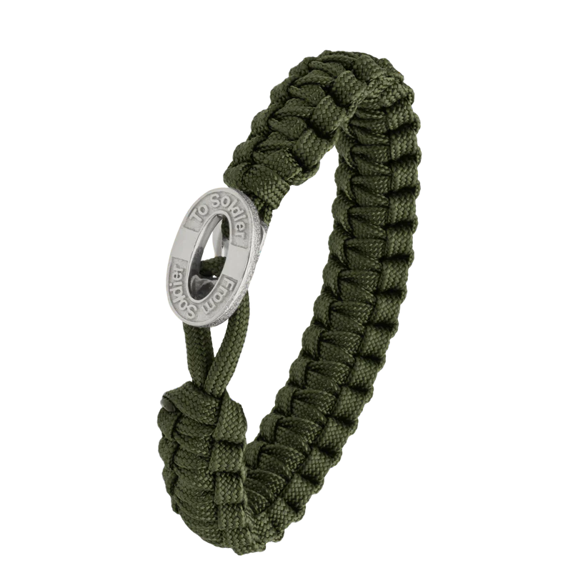 From Soldier to Soldier armbånd m. sølv lås