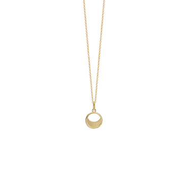 Aagaard 8 kt. riflede guld vedhæng