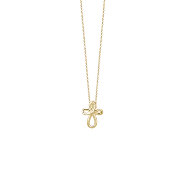 Aagaard 8 kt. guld halskæde kors