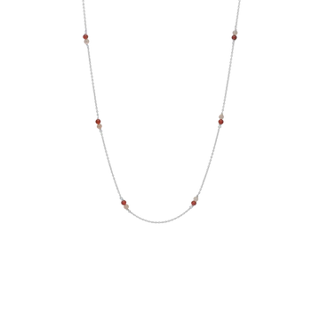 Aagaard halskæde m. agat og månesten