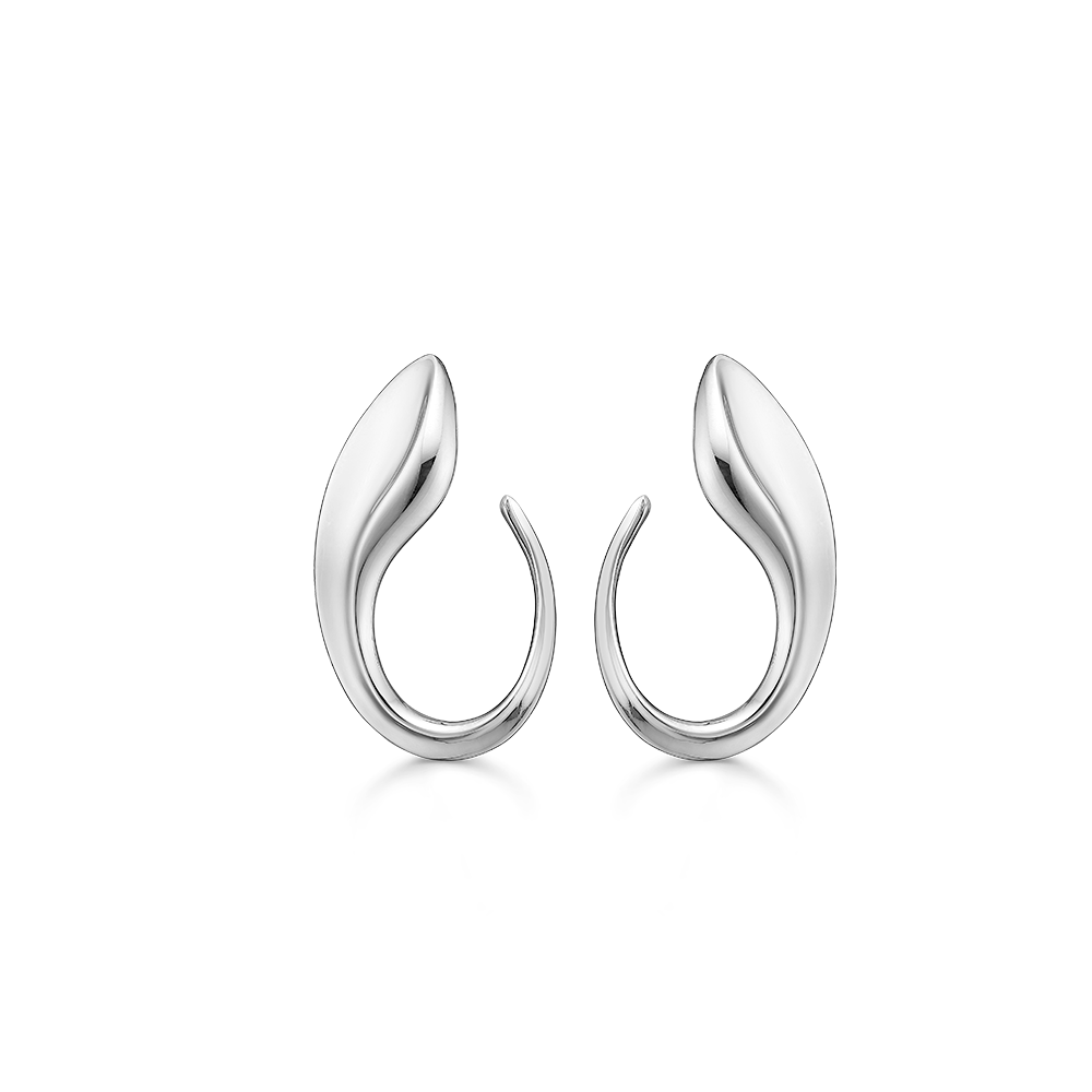 Mads Z Winelink sølv øreringe