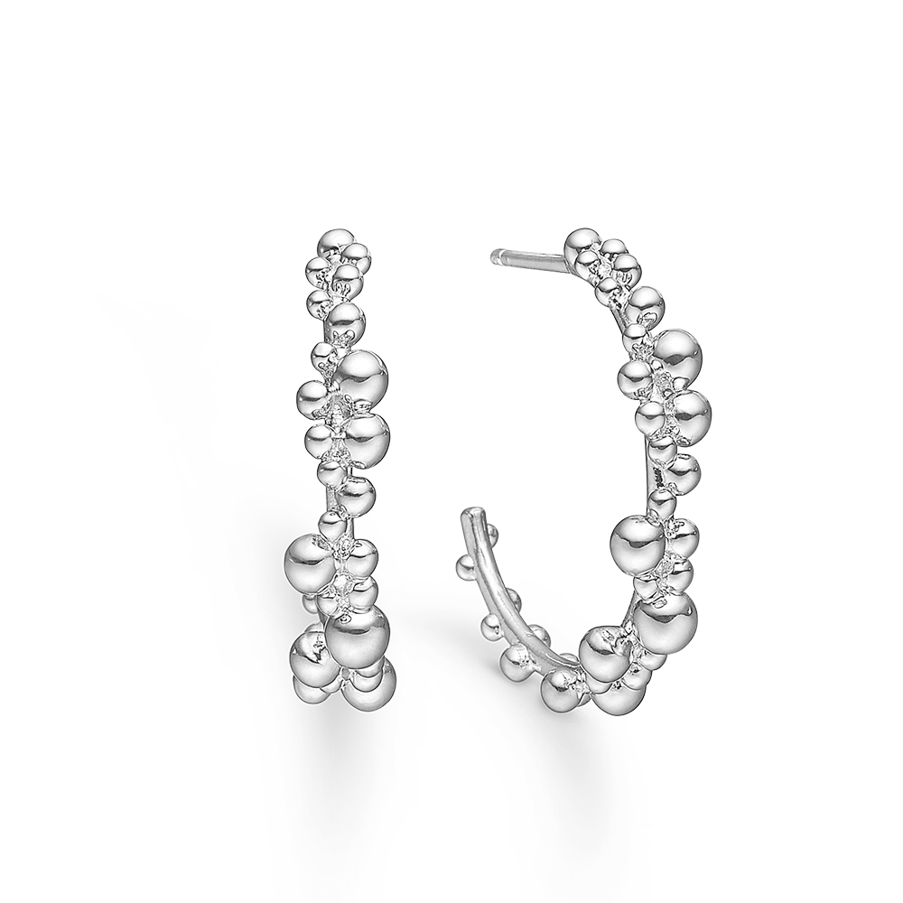 Mads Z Bubbles sølv øreringe