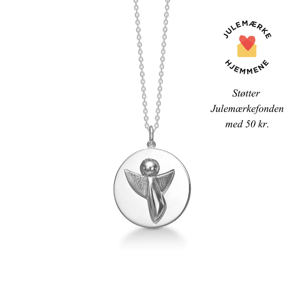 Mads Z Me and My Angel sølv halskæde