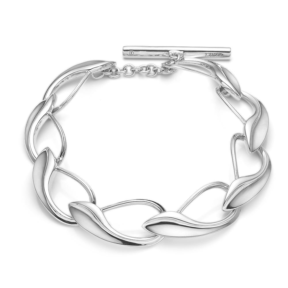 Mads Z Winelink sølv armbånd