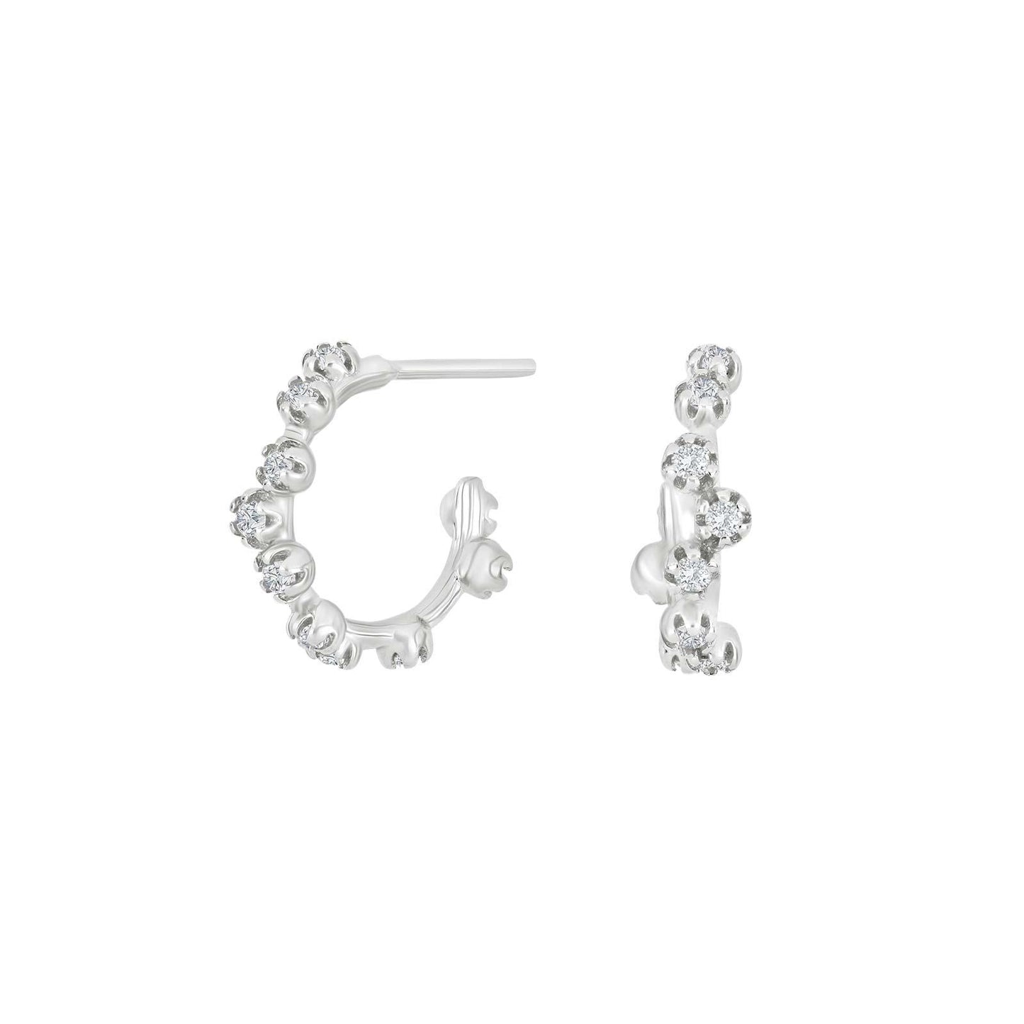 Joanli Nor forgyldt sølv creoler, NANANOR