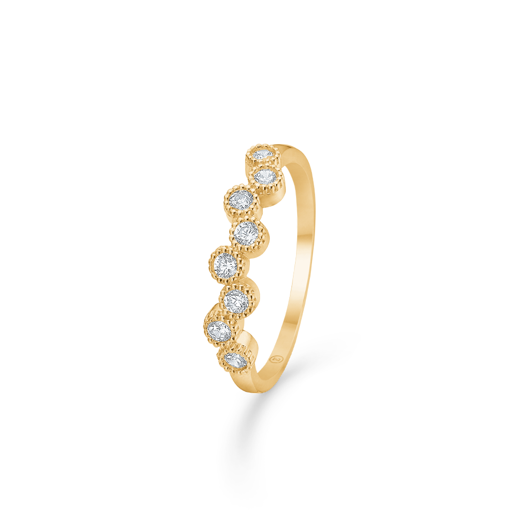 Mads Z Dido 8 kt ring m. zirkonia