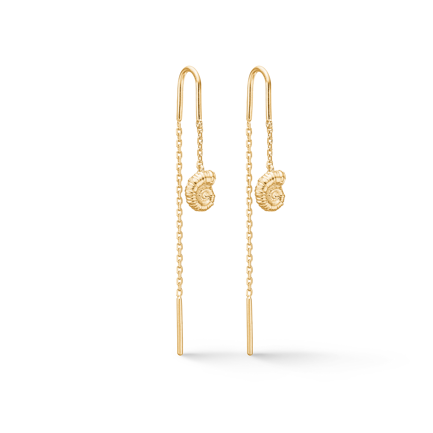 Studio Z Seashell secrets ørehængere i forg. sølv