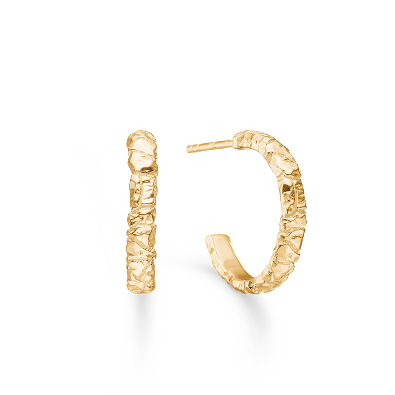 Studio Z Bigger Element creoler i forg. sølv