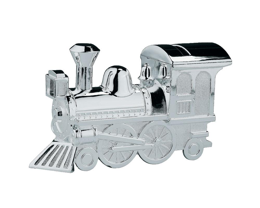 NOA Fortinnet / forkromet sparebøsse tog