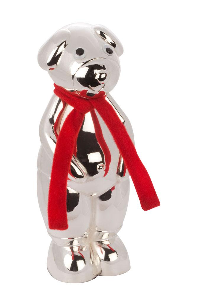 NOA Forsølvet sparebøsse Bamse