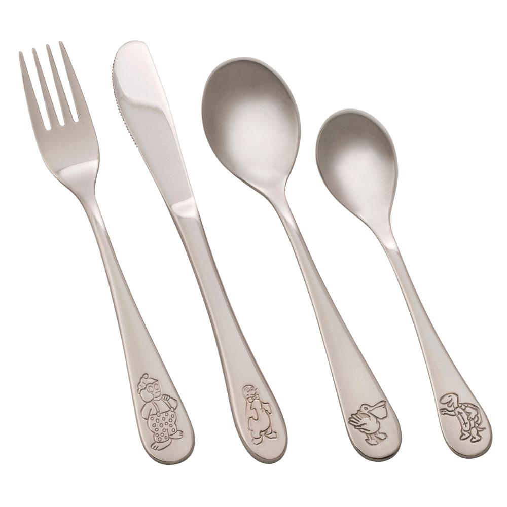 NOA Rasmus Klump bestik i rustfri stål