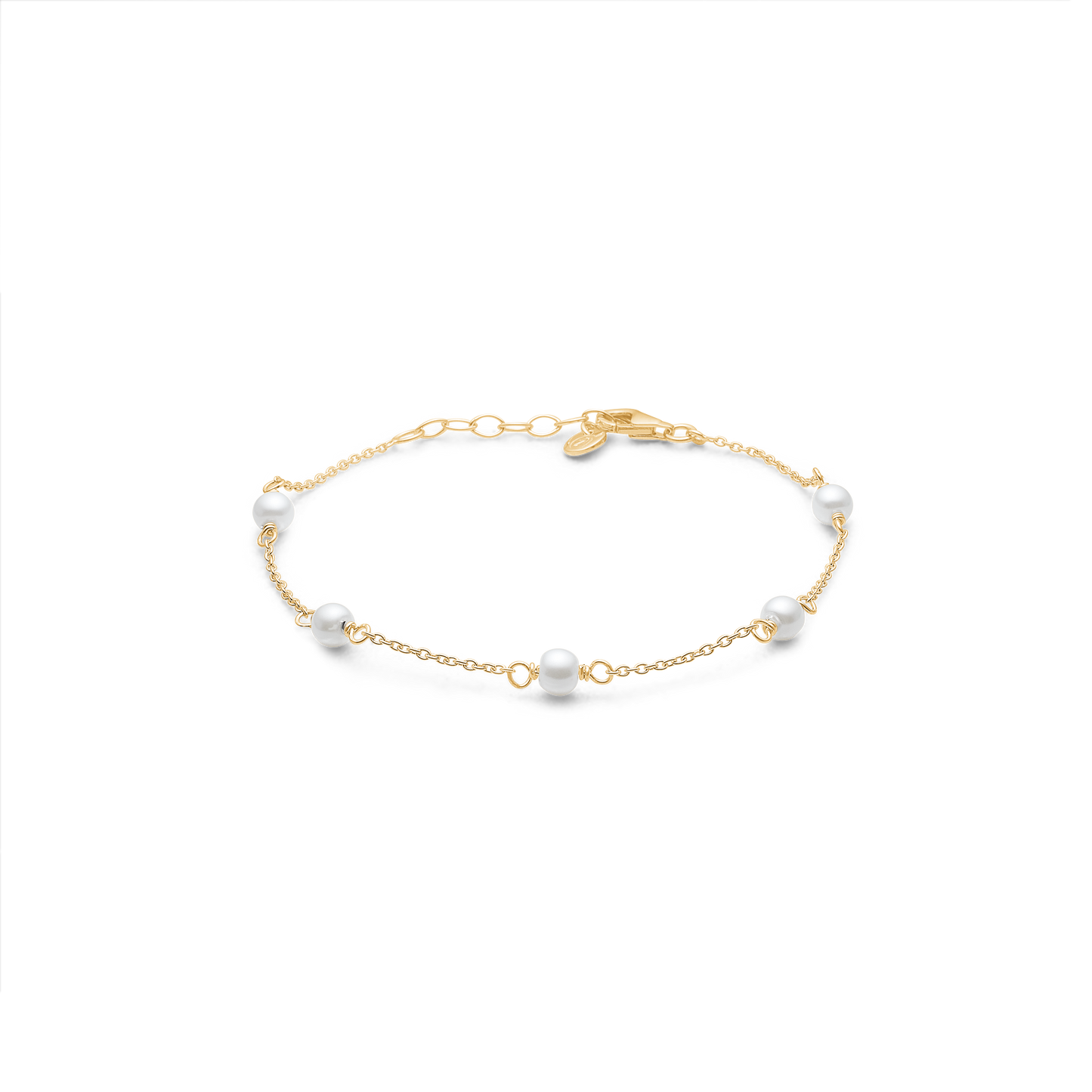 Studio Z Shore armbånd i forg. sølv m. ferskvandskulturperler