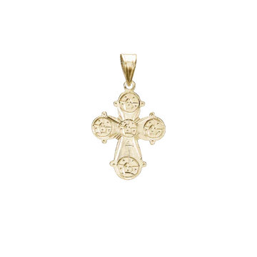 Aagaard dagmarkors i guld 17×20,5mm