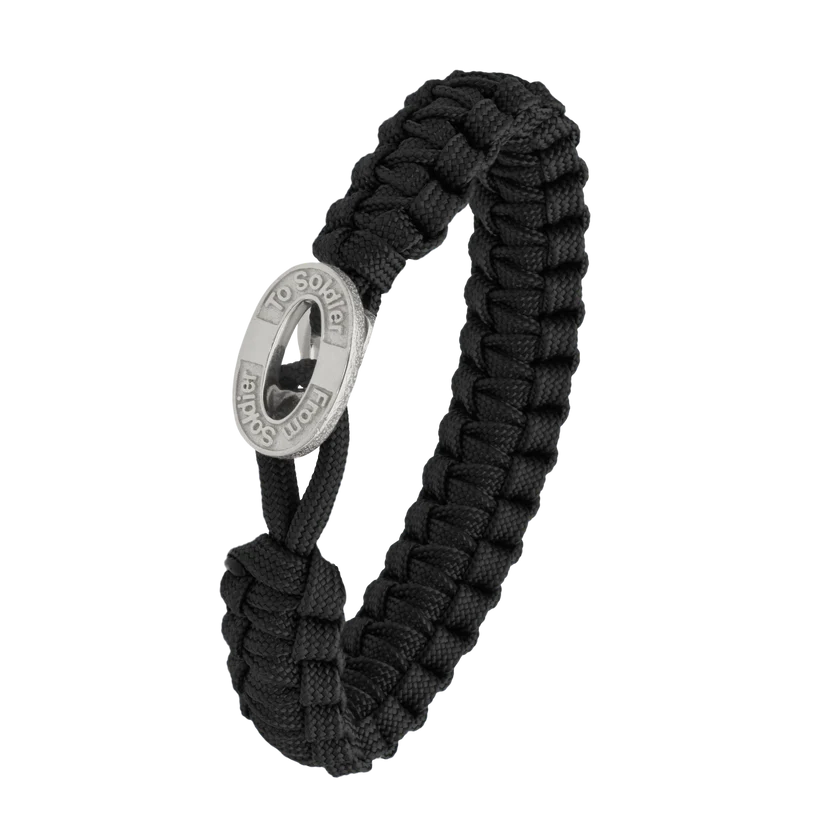 From Soldier to Soldier armbånd m. sølv lås