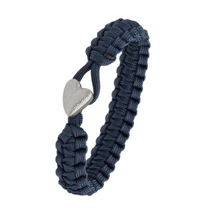 From Soldier to Soldier armbånd m. sølv hjerte lås