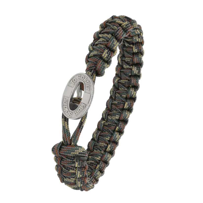 From Soldier to Soldier armbånd m. sølv lås