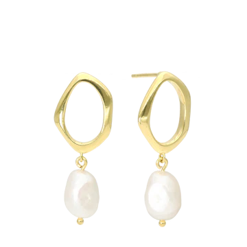 Aagaard øreringe med ferskvandsperler