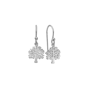 Aagaard Livets træ blanke ørehænger