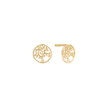 Aagaard livets træ ørestikker i 8kt. guld