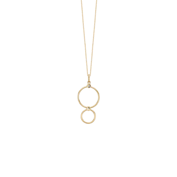 Aagaard 8kt. guld cirkel halskæde