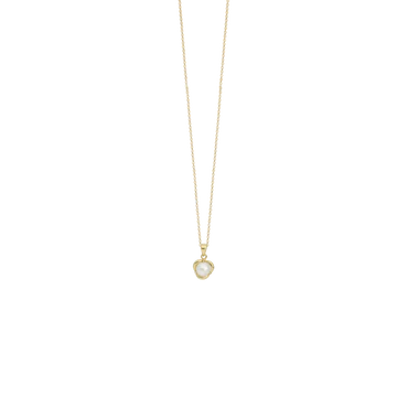 Aagaard halskæde 8 kt guld, freshwater pearl flower
