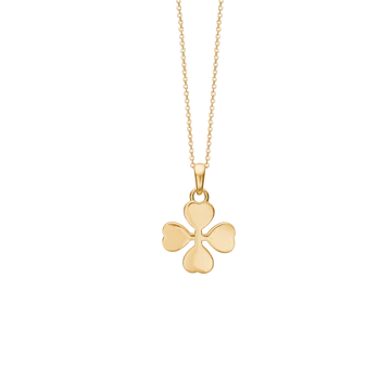 Aagaard halskæde m. blank firkløver