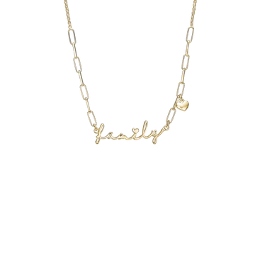 Aagaard family forgyldt halskæde