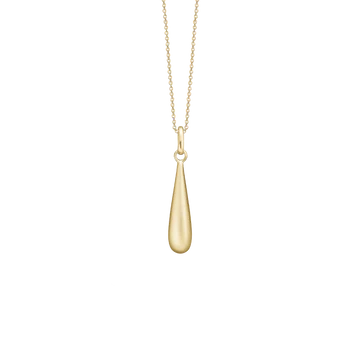 Aagaard drop halskæde sølv eller forgyldt