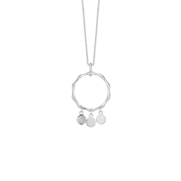 Aagaard Happy coins halskæde sølv eller forgyldt