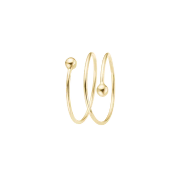 Aagaard 8 kt. spiral guldring