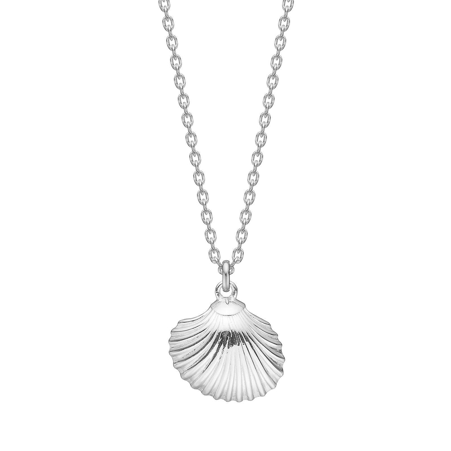 Nordahl Jewellery halskæde m. musling i sølv/forgyldt sølv