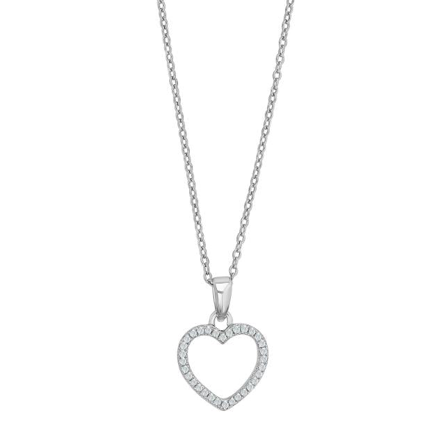 Joanli Nor halskæde m. hjerte vedhæng