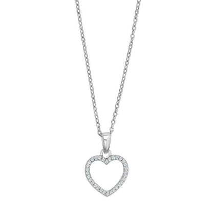 Joanli Nor halskæde m. hjerte vedhæng