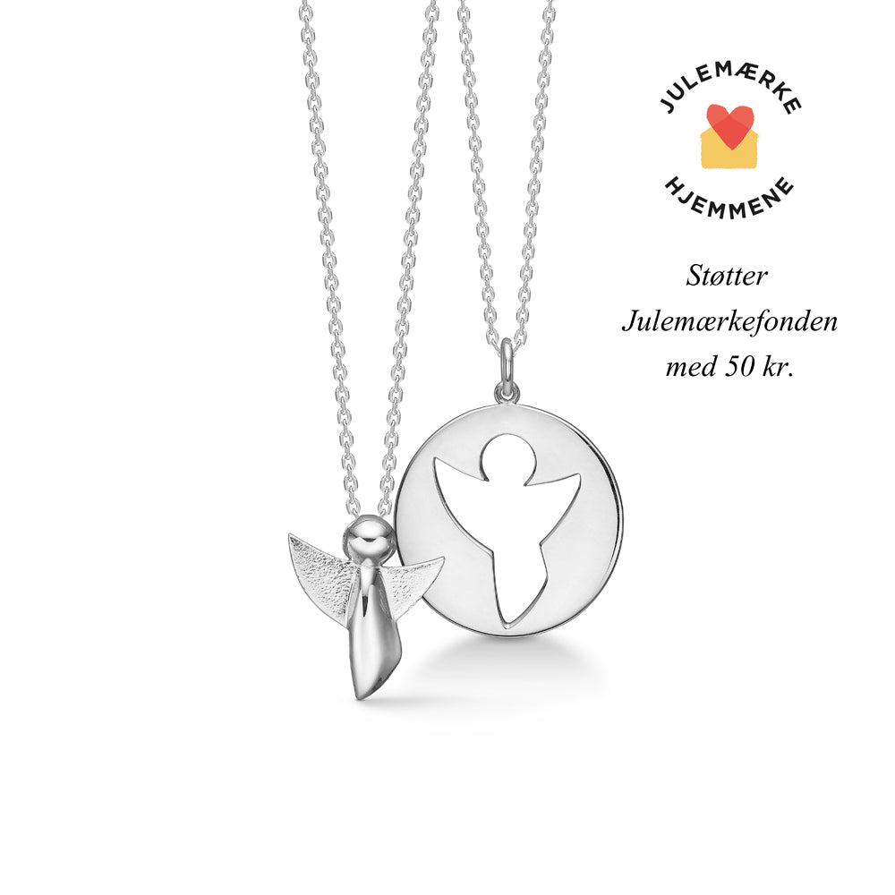 Mads Z Me and My Angel sølv halskæde