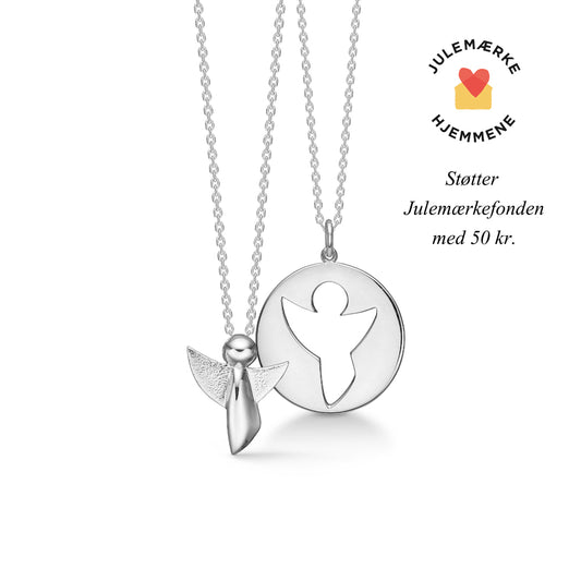 Mads Z Me and My Angel sølv halskæde