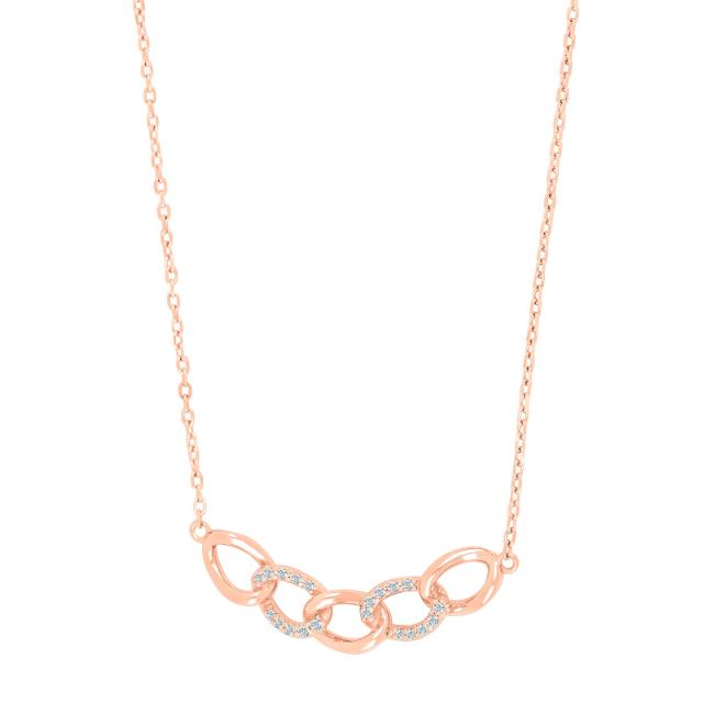 Joanli Nor halskæde m. klare sten