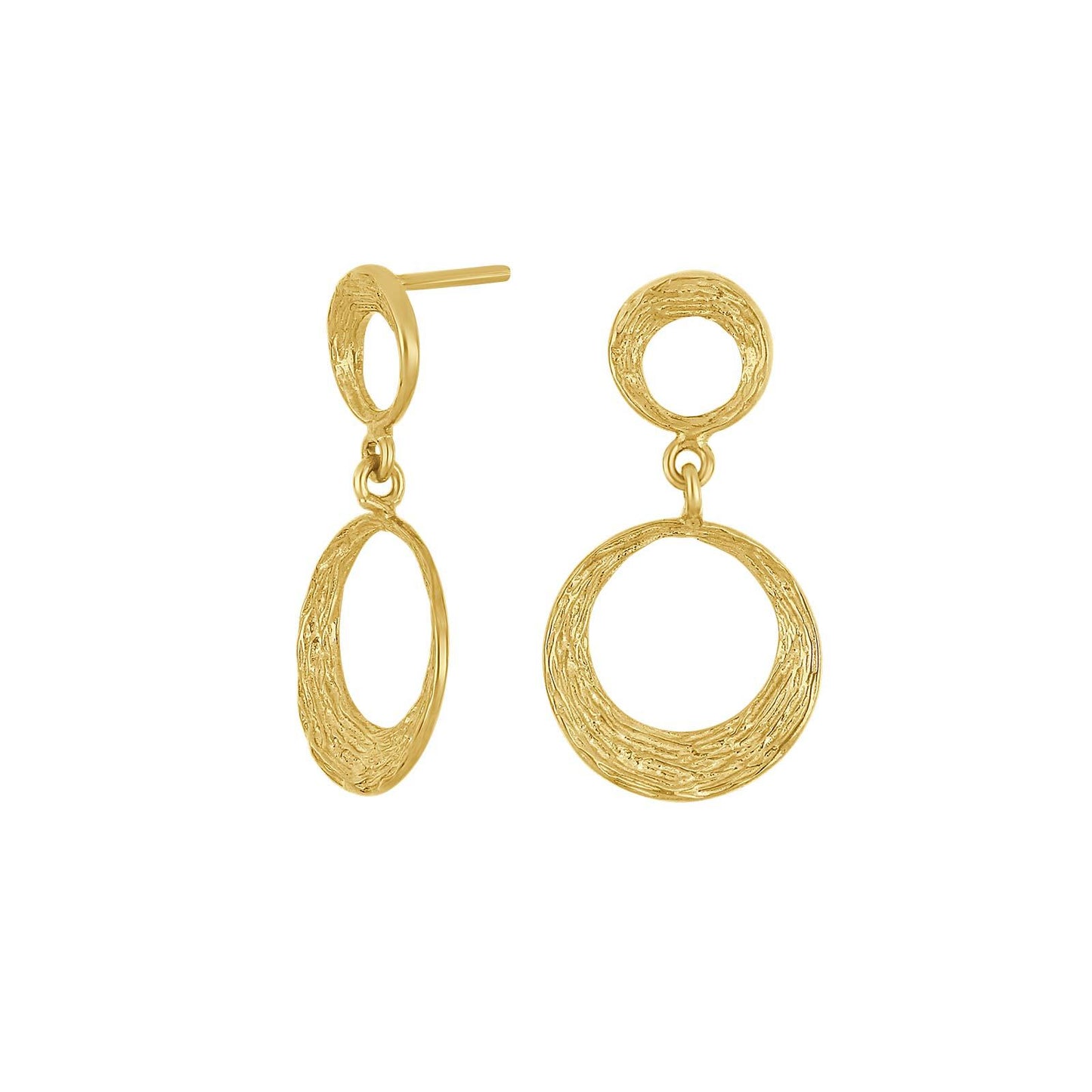 Nordahl jewellery rhd. sølv ørehængere SHINE52