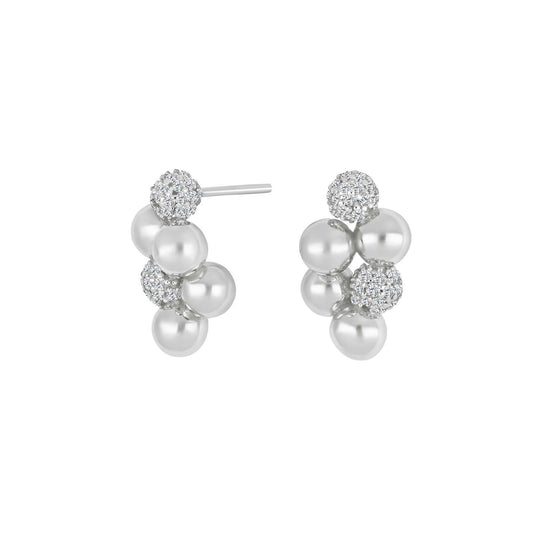 Rhd. sølv ørestikker 6 OLINANOR