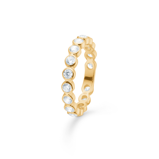 Mads Z Eterna 8 kt guld ring m. zirkonia