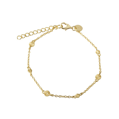 Aqua Dulce Line armbånd med små coins