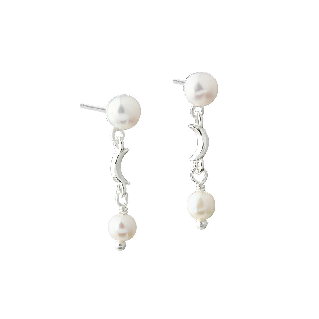 Aqua Dulce Pearl Moon øreringe