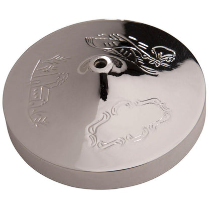 NOA Forkromet flagstang m. dåbsfod, 38,5 cm