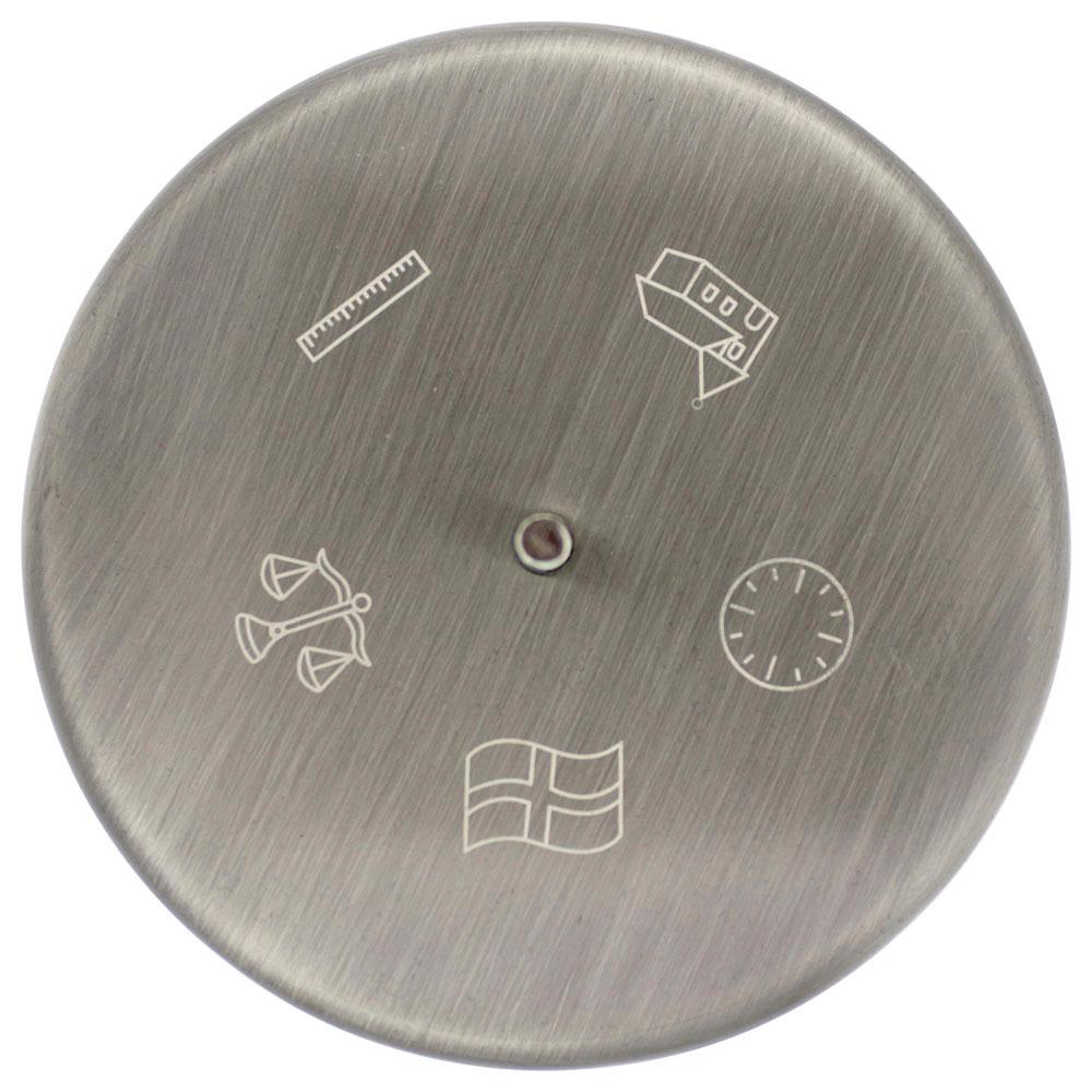 NOA Fortinnet flagstang m. dåbsfod, 30 cm