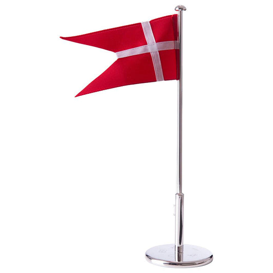 NOA Forkromet flagstang m. dåbsfod, 30 cm