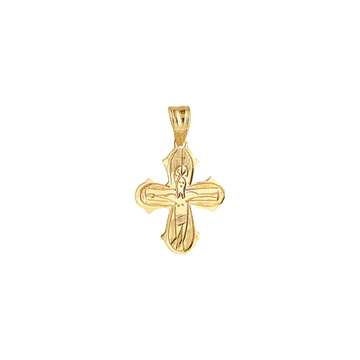 Aagaard dagmarkors i guld 15×17,5mm