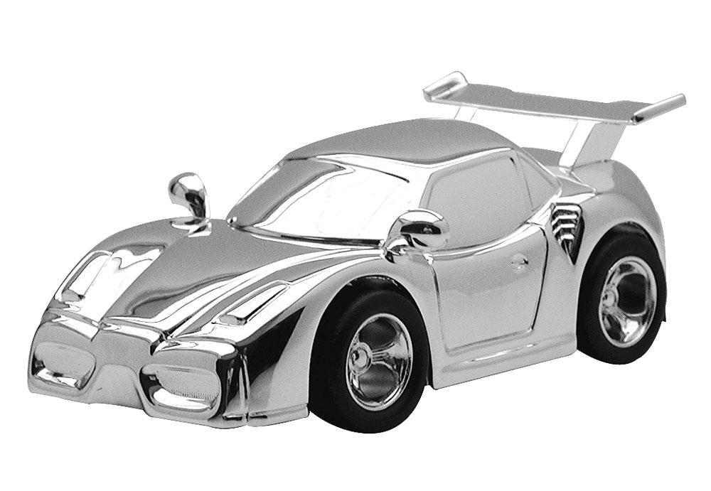 NOA Fortinnet / forkromet sparebøsse racerbil