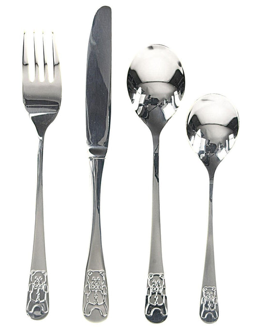 NOA bamse bestik i rustfri stål