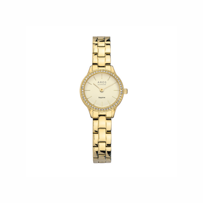 AROS Dameur rund marmor skive og sten