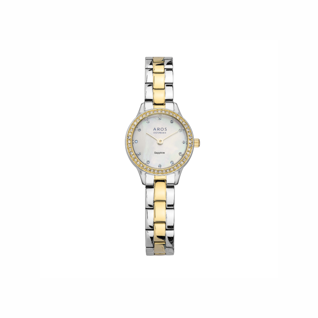 AROS Dameur rund marmor skive og sten