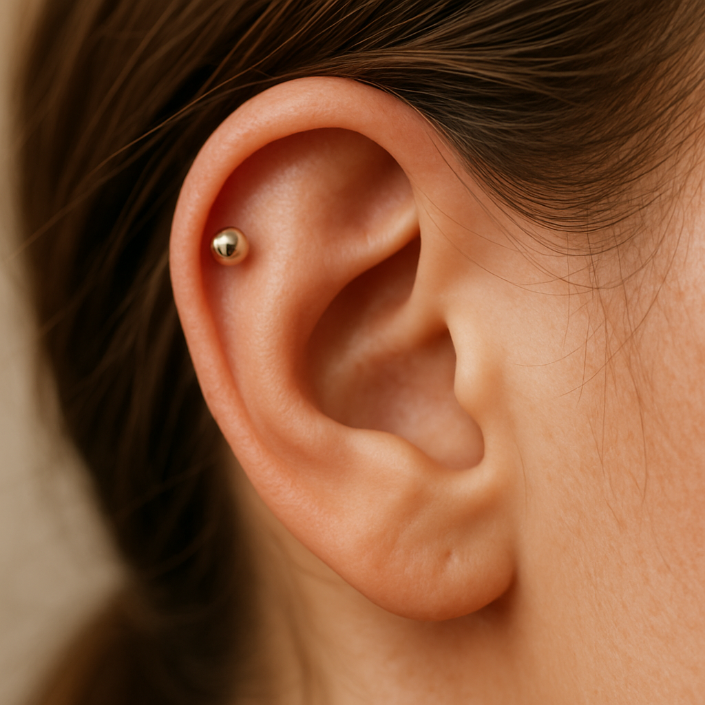 Helix piercing